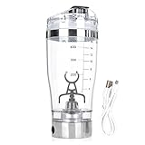 rongweiwang 450ml Mischbecher Mixer Automatische USB-Fitness Wasserpulver Shake Tasse Automatische Tasse Tragbare Proteinpulver Mahlzeit Elektrische Shaker-F