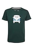 Kinder T-Shirt Teeins mit VW Bulli Print 3041171, Farbe:Trekking Green, Größe:140-146