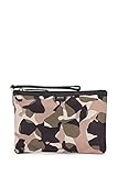 BOSS Damen Taylor Pouch-NC Pouch aus recyceltem Nylon mit Camouflage-Print und Reiß