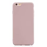 LeviDo Kompatibel für iPhone 5/iPhone 5s/iPhone SE 2016 Hülle Silikon Ultra Dünn Hüllen Einfarbig Gummi Bumper TPU Gel Case Handyhülle Schutzhülle Stoßfest Cover, rosa 2