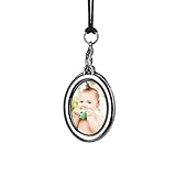 SlimpleStudio Anhänger Auto Ornaments Interior Car Anhänger Kreative Foto-Rahmen Rückspiegel Dekoration Love Family-Mädchen-Jungen Freunde Fotos Geschenke-Design B (Color : Design D)