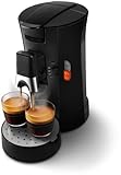 Senseo Select CSA240/60 Kaffeepadmaschine - Kaffeestärkewahl Plus, Memo-Funktion, aus recyceltem Plastik, schw