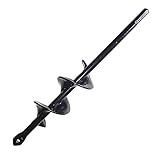 Schlag-Treiberbits 9Inch Garten Schneere Bohrer Werkzeug Spirale Loch Bagger Boden Bohrer Erde Bohrer Samen Pflanzung Gartenarbeit Zaun Blume Pflanzer B