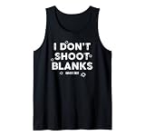 Funny I Don't Shoot Rohlinge Geschlecht offenbaren Baby Shower Dad Tank Top