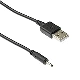 Kingfisher Technologie 90 cm USB 5 V 2 A PC Schwarz Ladegerät Power Kabel Adapter (22AWG) für Archos Neon 97 ac97ne Tab