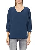 TOM TAILOR Damen T-Shirt, Blau (10378 - Dark Denim Blue), XL