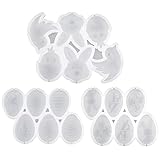 Gidenfly Harzformen Silikon-Set Osterhase Osterei – Epoxidformen Silikon Lebensmittelqualität – für EIS am Stiel Schokoladen-Eiswürfel Cake Pop Maker Cakesicle Shapes DIY M