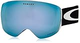 Oakley Erwachsene Snowboardbrille Flight Deck PRIZM Sportbrille, Schwarz (Matte Black/Prizmsapphireiridium), L