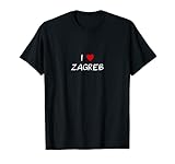 I Love Zagreb Croatia Kroatien Hrvatska T-S