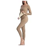 Bekleidung Thermounterwäsche Funktionsunterwäsche Herren, Skiunterwäsche Winter Suit Atmungsaktiv Lange Thermo Unterwäsche Set Thermowäsche Unterhemd + U