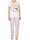 Hello Kitty Damen Schlafanzuge Grau M