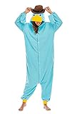 BGOKTA Onesie Tier Damen Sleepwear Erwachsene Hoodie Schnabeltier Kostüm Cosplay Tier Jumpsuit Pyjamas Tieroutfit, LTY117,M