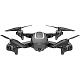 GTJXEY Rc Drone, 1080P HD Drohne Mit Kamera, LED-Licht/Headless Mode/One Key Automatische Rückkehr/Altitude Hold/WiFi FPV,Schw