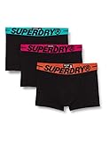 Superdry Mens M3110214A Boxer Shorts, Black Multipack, XL