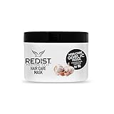 Redist Garlic Hair Care Mask 500ml | Haarmaske mit Knoblauch | Intensiv reparierende Haarkur | Kur spendet Feuchtigkeit ohne zu beschweren | sprödes-trockenes-strapaziertes-Haar | Knoblauch H