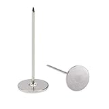 Uxcell Polsternägel, 18 mm x 50 mm, Flachkopf, Möbelnägel, silberfarben, für Möbel, Sofa, Kopfteil, 20 Stück