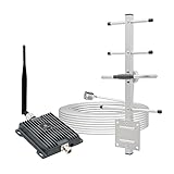 ANNTLENT Handy-Signalverstärker 4G LTE Mobilfunk-Repeater 4G 800MHz Band 20 GSM 900MHz Band 8 Signalverstärker-Internet Booster für E-Plus O2 T-Mobile Vodafone Anzug für den Einsatz im Zuhause/Bü