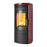 Kaminofen Hark 130 ECOplus bordeaux-rot grap