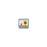 Nomination Composable Classic Nature Edelstahl, Email und 18K-Gold (Sonnenblume mit Stiel) 030214