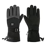 Beheizte Handschuhe, Touchscreen Elektrisch Wiederaufladbare Handwarme Handschuhe für Radfahren, Reiten, Jagd, Angeln, Motorradhandschuhe (mit Batterie)