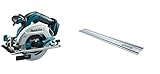 Makita Akku-Handkreissäge (ohne Akku/Ladegerät, 680 W, 18 V) DHS680Z + Makita 194368-5 Führungsschiene 1400