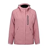 XAJ Herren Damen Beheizte Jacke Beheizbare Softshell Daunenjacke Heiz Wasserdicht Winddicht USB Wärmende zum Outdoor Arbeite Winter Jacken Tägliches Trag