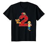 Kinder Geburtstagsshirt 2 Jahre Junge Bagger Baumeister T-S