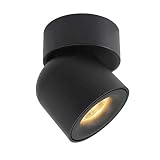 YXLMAONY Arbeitslicht Einfache LED Deckenleuchte Strahler Downlight 7W9W 3000K Warme Farbe Aluminiumlegierung Anti-Glare Downlight LED Moderne Deckenstrahler Außenleuchte Downlight Ob