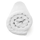 Mister Sandman Visco Mikrofaser Topper 160x200 Matratzenauflagen, Memory-Schaum, Weiß, Q