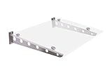 Vordachhalter Edelstahl VF-650 (1 Paar) Flach Vordachsystem Vordach Vordachträger Edelstahlvordach Glasvordach Türvordach Haustür H