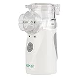 vellidan.FYRST Inhalator | tragbares Ultraschall Inhalationsgerät für Kinder und Erwachsene | geräuscharmes Inhalationsgerät | wirksam bei Erkältungen, Asthma und Atemwegserkrankung