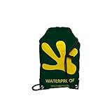 geckobrands Wasserdichter Rucksack mit Kordelzug, leicht, verstaubar, Cinch Dry Bag (Hunter Green/Yellow)