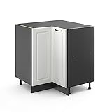 VICCO Küchenschrank Hängeschrank Unterschrank Küchenzeile R-Line (Eckunterschrank 87 cm)