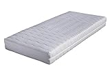 BONEX Hochwertiger Matratzenbezug Aloe Vera 80x200cm 10-12 cm hoch mit Reißverschluss Komfort Matratzen Im Gesamtmaß 80x200cm-10-12 cm Doppeltuch Allergiker Geeignet-60 Grad Waschbar-4-seitig