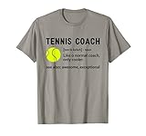 Tennistrainer Definition Sport Lustiges Tennisball Coaching T-S