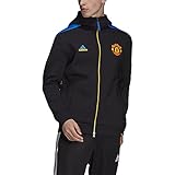 adidas Manchester United Zne Herrenjacke, Black/Glory Blue, S