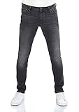 JACK & JONES Herren Jeans JJIGLENN Jeanshose Hose Slim Fit Stretch Denim Pant Blau Schwarz w28 w29 w30 w31 w32 w33 w34 w36 w38, Farbe:Black Denim 614 (12189885), Größe:36W / 32L