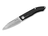 Real Steel Unisex – Erwachsene Stella G10 Black Taschenmesser, Schwarz, 17,8