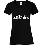 Evolution Chopper Frauen Lady-Fit T-Shirt Schwarz XXL - shirt84