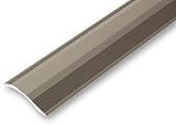 Übergangsprofil Höhenausgleichsprofil 45 x 1000 mm Edelstahl-Look selbstklebend Nahtdeckprofil Dehnungsfugenprofil Abdeckleiste Höhenausgleich 2-20
