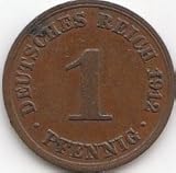 Deutsches Reich Jägernr: 10 1905 G sehr schön Bronze 1905 1 Pfennig Großer Reichsadler (Münzen für Sammler)