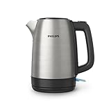 Philips Daily Collection Wasserkocher 1,7 l, 2200 W, Leuchtanzeige, Stahl, HD9350/90