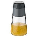 Stelton Dressing-Shaker SHAKE-IT - Soßen-Spender mit Drehverschluss - Behälter & Mixer für Dressing, Öl, Essig - Luftdichter Verschluss, langlebiges Glas & robuster Kunststoff - 0,35 Liter, G