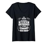 Damen Lustiges Wolfsburger | Geschenk Wolfsburg Humor T-Shirt mit V