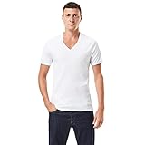 G-STAR RAW Herren T-Shirt Base V T S/S 2-Pack, Weiß, M