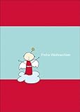 Ein Weihnachtsengel wünscht frohe Weihnachten! Auf dieser tollen Weihnachtskarte • auch direkt Versand mit ihrem Text Einleger • als Weihnachtsgruß, Geschenkkarte für Familie und F