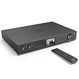 Hama HiFi-Tuner Internetradio und Digitalradio DIT2100MSBT (WLAN/LAN/DAB+/FM, Bluetooth, Multiroom, Spotify Connect/Amazon Music, Fernbedienung, USB/AUX, Radio-Wecker, gratis Radio-App) schw