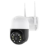 liuwei Outdoor-Überwachungskamera Babyphone AI Human Detect Camera Wireless, Heimüberwachung Nanny Cam mit elektronischem Auto-Zoom,1080p Without C