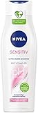 NIVEA Sensitiv Shampoo (250 ml), ultra mildes Haarshampoo mit Pro Vitamin B5, pH-optimiertes Shampoo für empfindliche, irritierte & trockene Kop