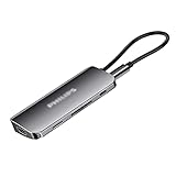 AWYST USB Docking Station USB C. Dockingstation 7 in 1 USB C. Hub-Multiport- Adapter mit HDMI, PD 100W, SD/TF Kartenleser, 3 USB 3.0. Hafen USB C. Dock Portable Data Hub
